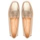 Mocassim Feminino Charlotte Em Couro Dourado Savelli 