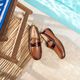 Mocassim Conforto Ocean em Couro Floater Bronze Savelli