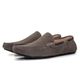 Mocassim Masculino Atlanta Em Couro Cinza Escuro Savelli