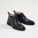 Bota Masculina Kansas em Couro Preto Savelli