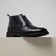 Bota Masculina Kansas em Couro Preto Savelli