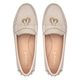 Mocassim Feminino Nice Em Couro Gelo Savelli