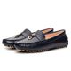Mocassim Feminino Nice Em Couro Marinho Savelli