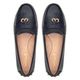 Mocassim Feminino Nice Em Couro Marinho Savelli
