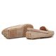 Mocassim Feminino Nice Em Couro Marfin Savelli