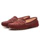 Mocassim Feminino Nice Em Couro Terracota Savelli