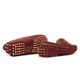 Mocassim Feminino Nice Em Couro Terracota Savelli