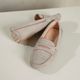 Mocassim Feminino Nice Em Couro Marfin Savelli