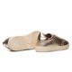 Tênis Feminino Soho Em Couro Dourado Savelli