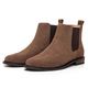 Bota Feminina Victoria Chelsea Em Couro Capuccino Savelli