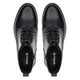 Bota Coturno Feminino Victoria Em Couro Preto Savelli
