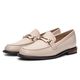 Sapato Feminino Victoria Em Couro Off White Savelli