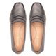 Mocassim Feminino Charlotte Em Couro Carbono Savelli 