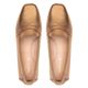 Mocassim Feminino Charlotte Em Couro Bronze Savelli 