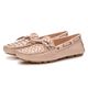 Mocassim Feminino Charlotte Em Couro Creme Savelli 