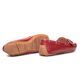Mocassim Feminino Florença Em Couro Vermelho Savelli 