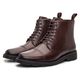 Bota Masculina Coturno Kansas em Couro Café Savelli