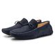 Mocassim Masculino Comfort Moc Em Couro Navy Blue Savelli