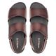 Sandália Masculina em Couro Floater Pinhão Savelli 