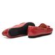 Mocassim Feminino Lille Em Couro Vermelho Savelli 