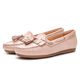 Mocassim Feminino Lille Em Couro Rosa Savelli 