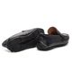 Mocassim Conforto Ocean em Couro Floater Preto Savelli