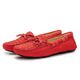 Mocassim Feminino Charlotte Em Couro Vermelho Savelli 