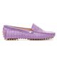 Mocassim Feminino Nice Em Couro Lavanda Savelli