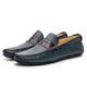 Mocassim Masculino Mallorca Em Couro Floater Elba Blue Savelli