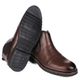 Bota Masculina New Castle Em Couro Floater Café Savelli