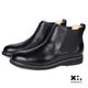 Bota Masculina New Castle Em Couro Floater Preto Savelli