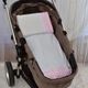 Kit Para Carrinho Bebe Bolinha Rosa