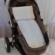 Kit Para Carrinho Bebe Xadrez Bege