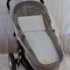 Kit Para Carrinho Bebe Xadrez Bege