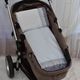 Kit Para Carrinho Bebe Xadrez Marinho