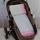 Kit Para Carrinho Bebe Xadrez Pink