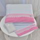 Kit Para Carrinho Bebe Xadrez Pink