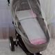 Kit Para Carrinho Bebe Xadrez Pink