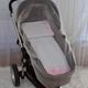 Kit Para Carrinho Bebe Xadrez Rosa
