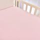 Lençol Bebê de Malha Avulso Rosa Com Elástico