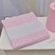 Cobertor Bebê Térmico Para Bordar Rosa