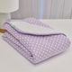 Edredom Bebê Mini Cama Tricoline Bolinha Lilás