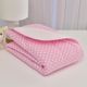Edredom Bebê Tricoline Bolinha Rosa