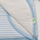 Edredom Bebê Tricoline Listrinhas Azul