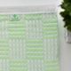 Manta Bebê Jacquard Xadrez Verde