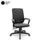 Cadeira Adrix Presidente Vinil Giratória Relax com Braços Fixos