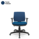 Cadeira Brizza Soft Executiva Poliéster Giratória com Braços Reguláveis e Sistema BackPlax