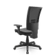 Cadeira Flash Presidente Vinil Tela Mesh Giratória - Braços Reguláveis e Sistema BackPlax