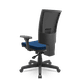 Cadeira Flash Presidente Poliéster Tela Mesh Giratória Relax, Braços Reguláveis