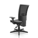 Cadeira Flash Presidente Vinil Tela Mesh Giratória Relax, Braços Reguláveis